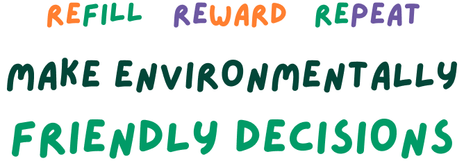 Refill Reward Repeat: Make Environmentally Friendly Decisions